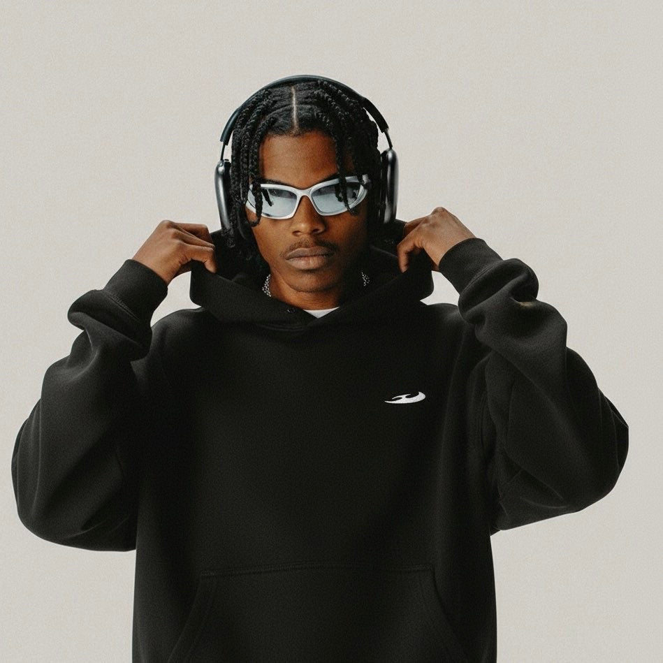 Yacht Club Black Hoodie