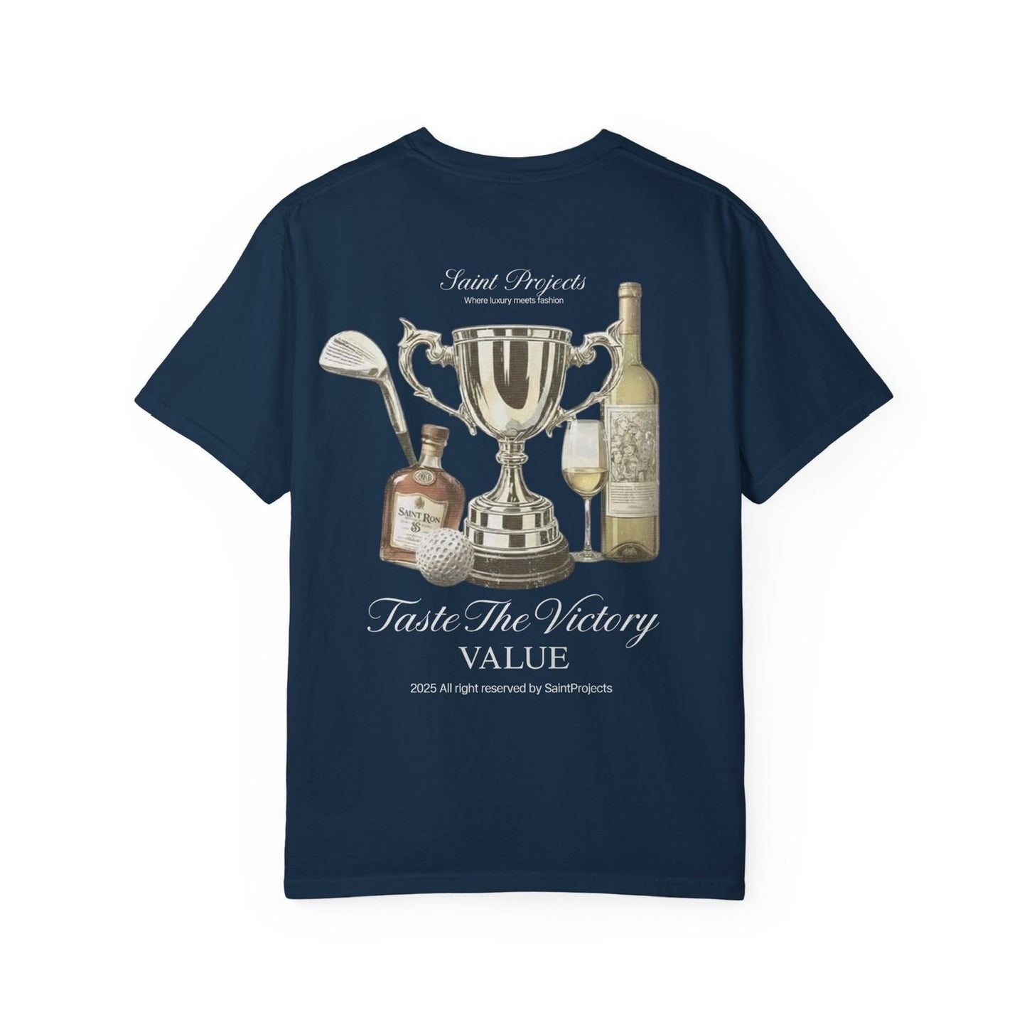 "Taste The Victory Value Navy tee"